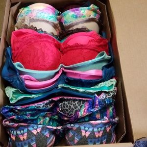 Pink bras